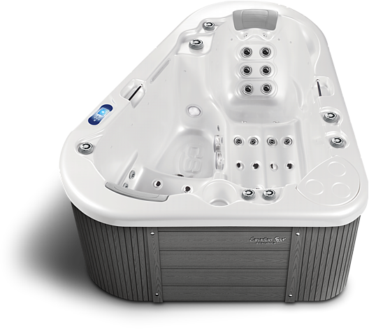 Unique shaped whirlpool Manta by Canadian Spa International®