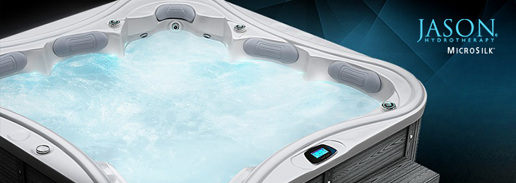 Canadian Spa International® hot tubs with unique technology Jason Microsilk Hydrotherapy